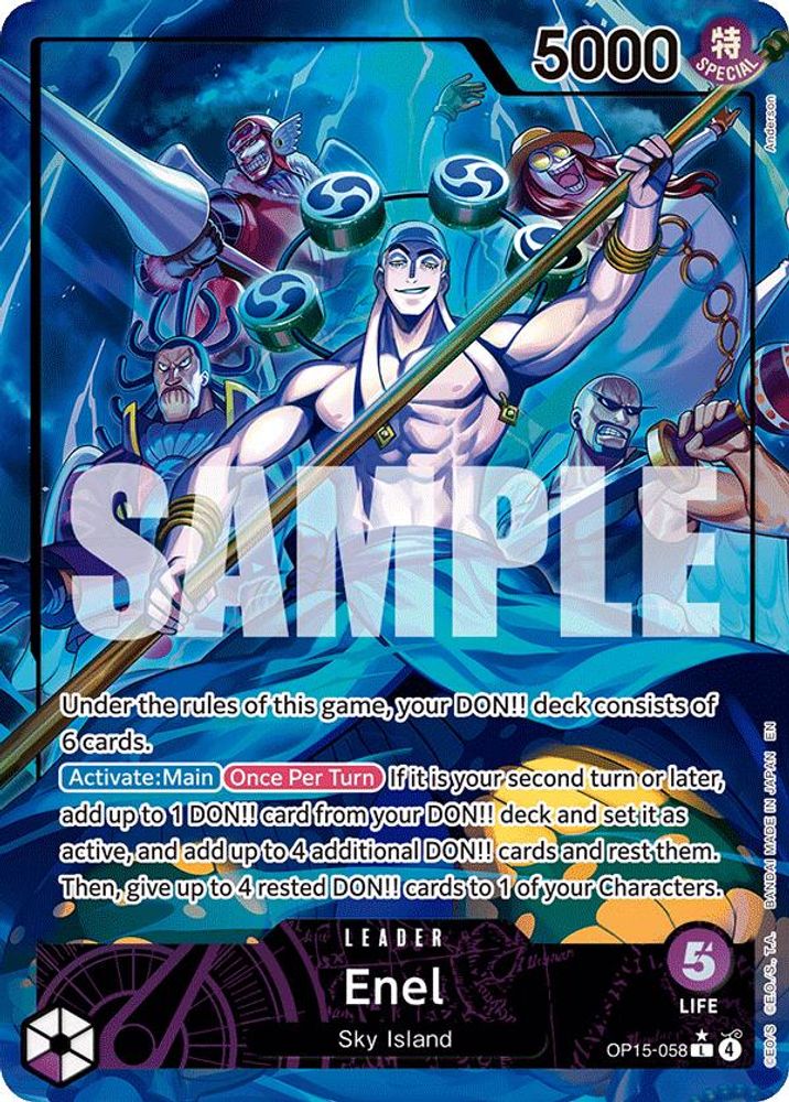 Enel (Alternate Art) (OP15-058) Foil