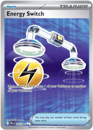 Energy Switch (Full Art) (107) Holofoil - Pitch Black