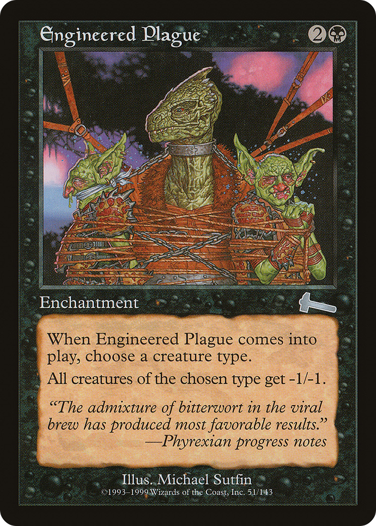 Engineered Plague (051) Foil - Urza's Legacy