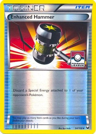 Enhanced Hammer (Pokemon League) (94) Reverse Holofoil - League & Championship Cards