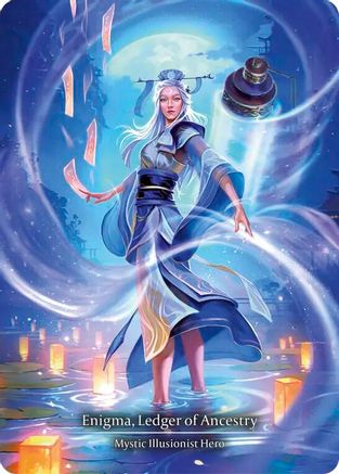 Enigma, Ledger of Ancestry (Marvel) (MST025) Cold Foil - Part the Mistveil