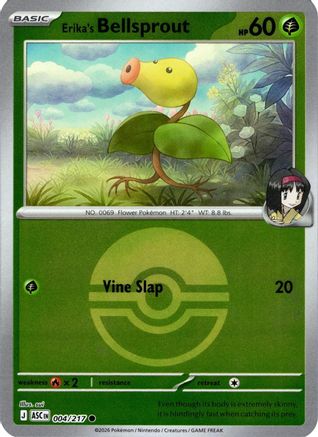 Erika's Bellsprout (Poke Ball) (4) Reverse Holofoil - Ascended Heroes