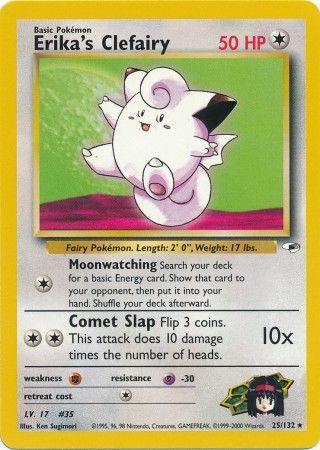 Erika's Clefairy (25) (Unlimited) - Gym Heroes