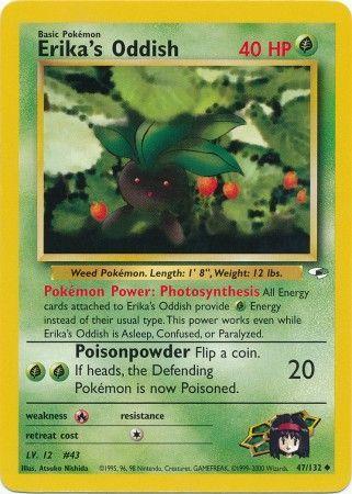 Erika's Oddish (47) (Unlimited) - Gym Heroes