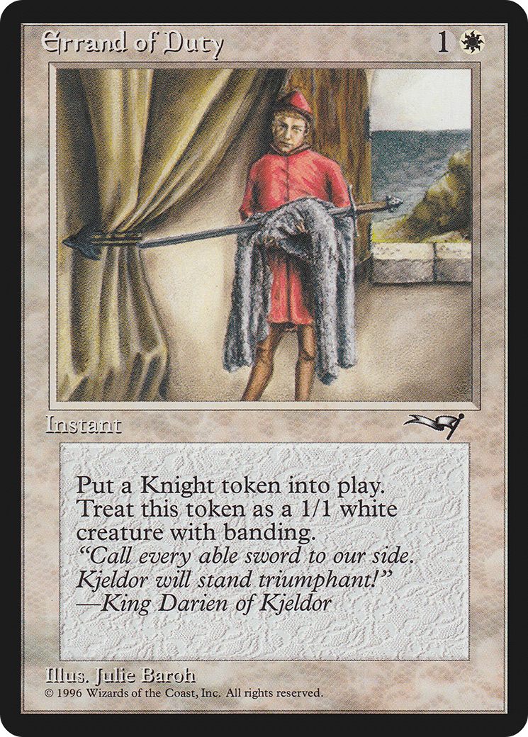 Errand of Duty (a) - Alliances