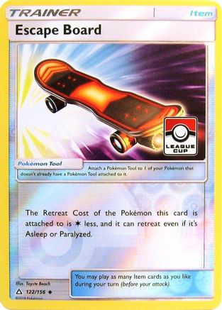 Escape Board (League Cup) (122) Reverse Holofoil - League & Championship Cards