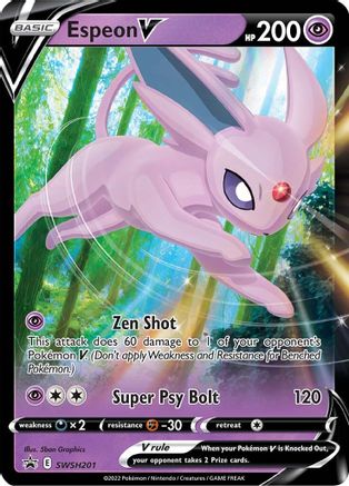 Espeon V (SWSH201) Holofoil - Black Star Promos
