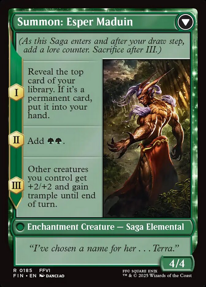 Esper Origins // Summon: Esper Maduin (185) - FINAL FANTASY
