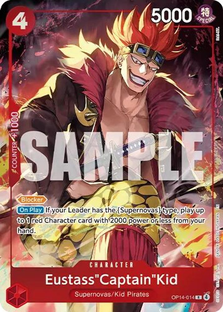 Eustass"Captain"Kid (Premium Card Collection -Best Selection Vol. 6-) (OP14-014) Foil