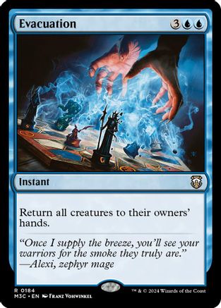 Evacuation (184) Ripple Foil - Commander: Modern Horizons 3