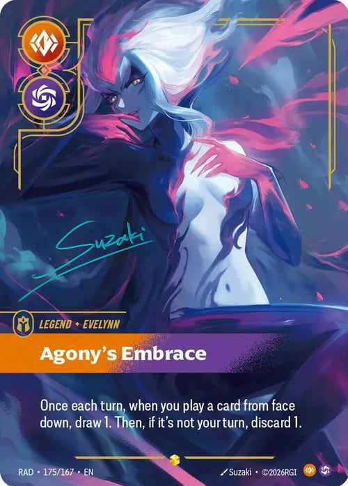 Evelynn, Agony's Embrace (Signature) (175) Foil - Radiance