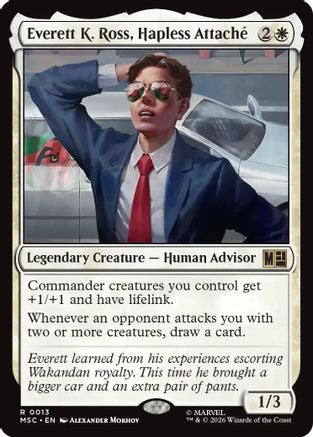 Everett K. Ross, Hapless Attache (013) Surge Foil - Commander: Marvel Super Heroes