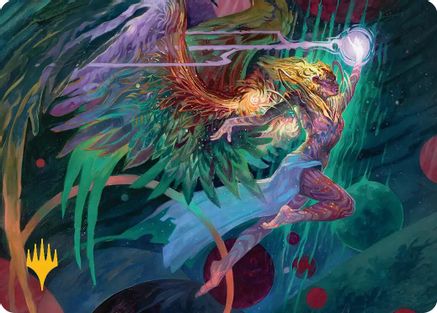 Exalted Sunborn (003s) Gold-Stamped - Art Series: Edge of Eternities