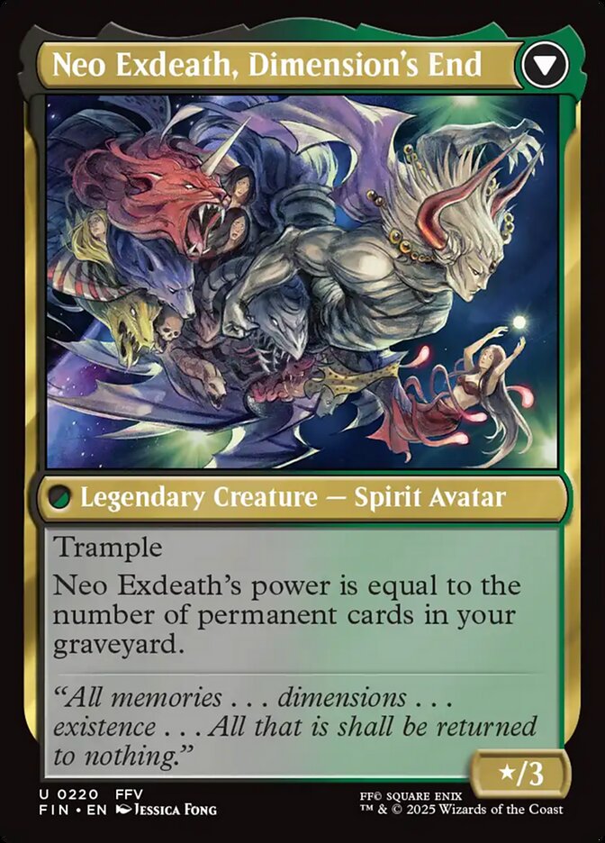 Exdeath, Void Warlock // Neo Exdeath, Dimension's End (220) - FINAL FANTASY
