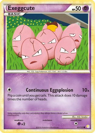Exeggcute (63) - HeartGold & SoulSilver