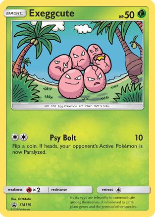Exeggcute (SM119) Holofoil - Black Star Promos