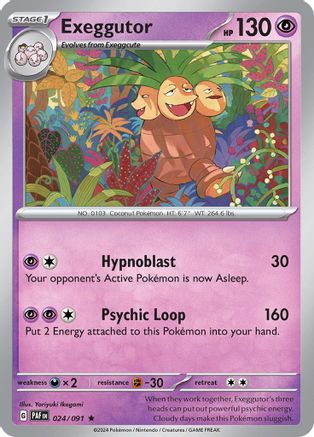Exeggutor (24) Holofoil - Paldean Fates