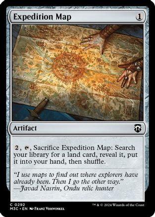 Expedition Map (292) Ripple Foil - Commander: Modern Horizons 3