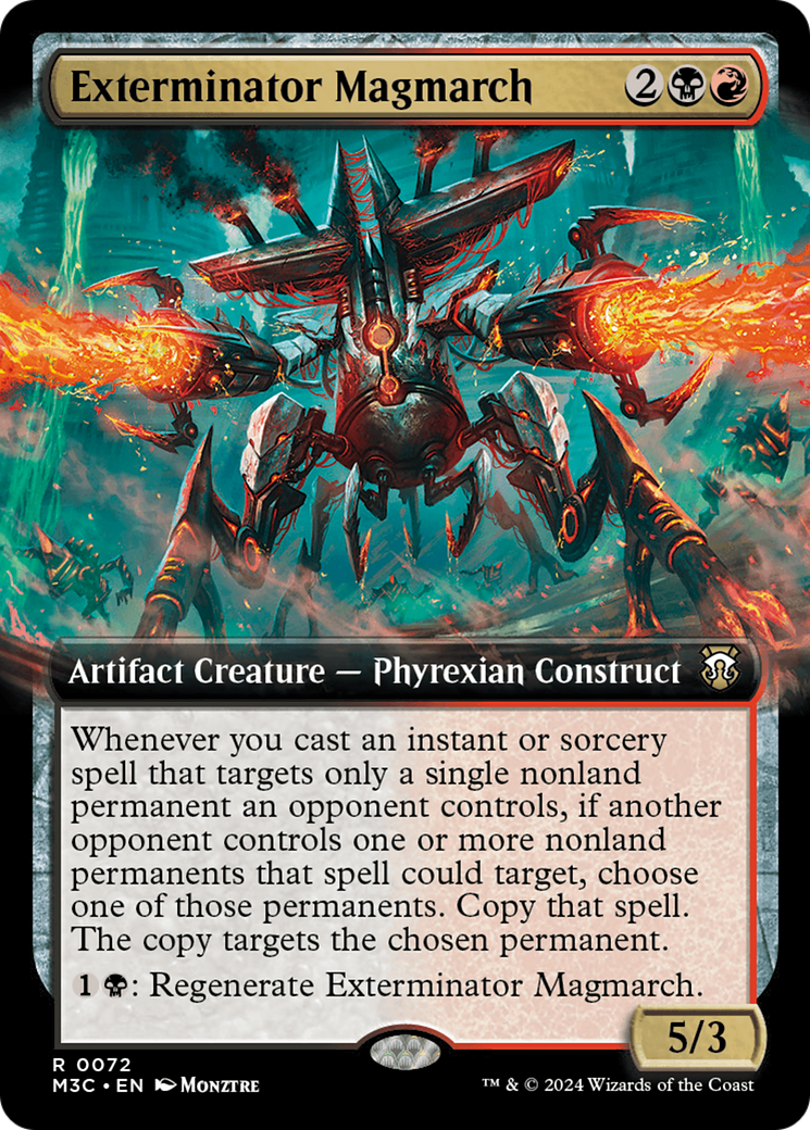Exterminator Magmarch (Extended Art) (072) - Commander: Modern Horizons 3