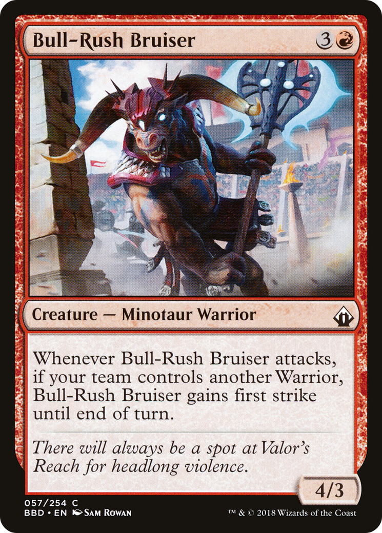 Bull-Rush Bruiser (057) Foil - Battlebond