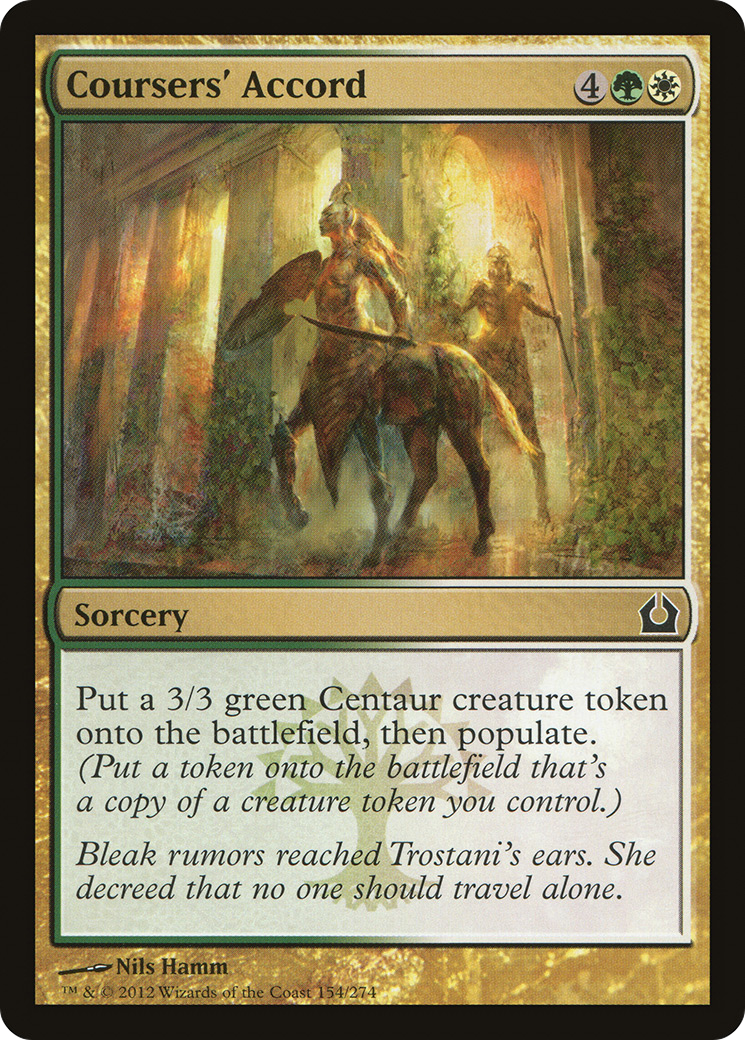 Coursers' Accord (154) Foil - Return to Ravnica