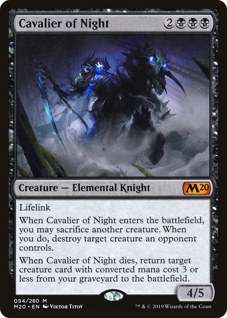 Cavalier of Night (094) - Core Set 2020