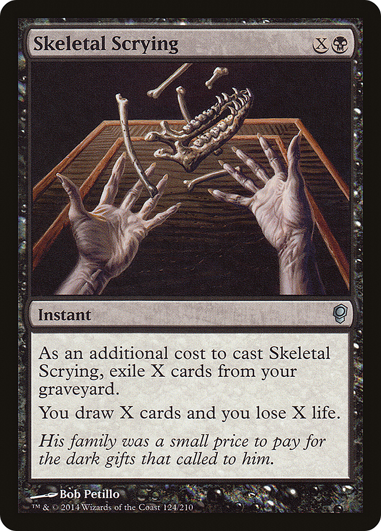 Skeletal Scrying (124) Foil - Conspiracy