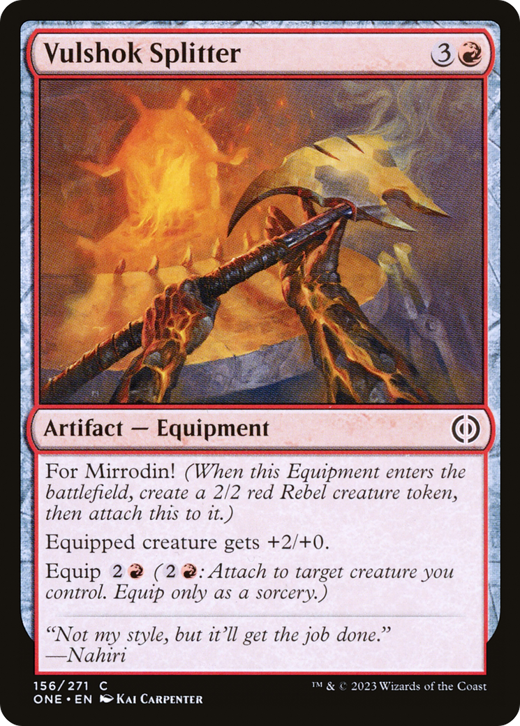 Vulshok Splitter (156) - Phyrexia: All Will Be One