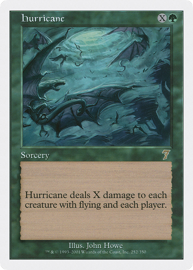 Hurricane (252) Foil - Seventh Edition