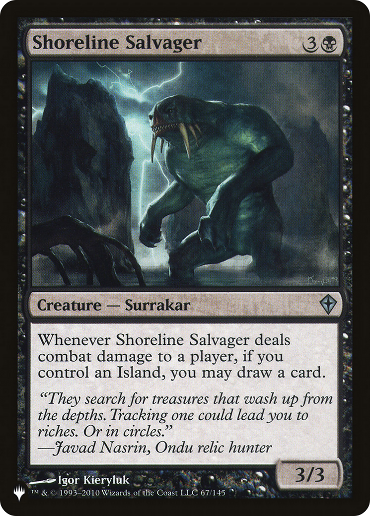 Shoreline Salvager (WWK-67) - The List