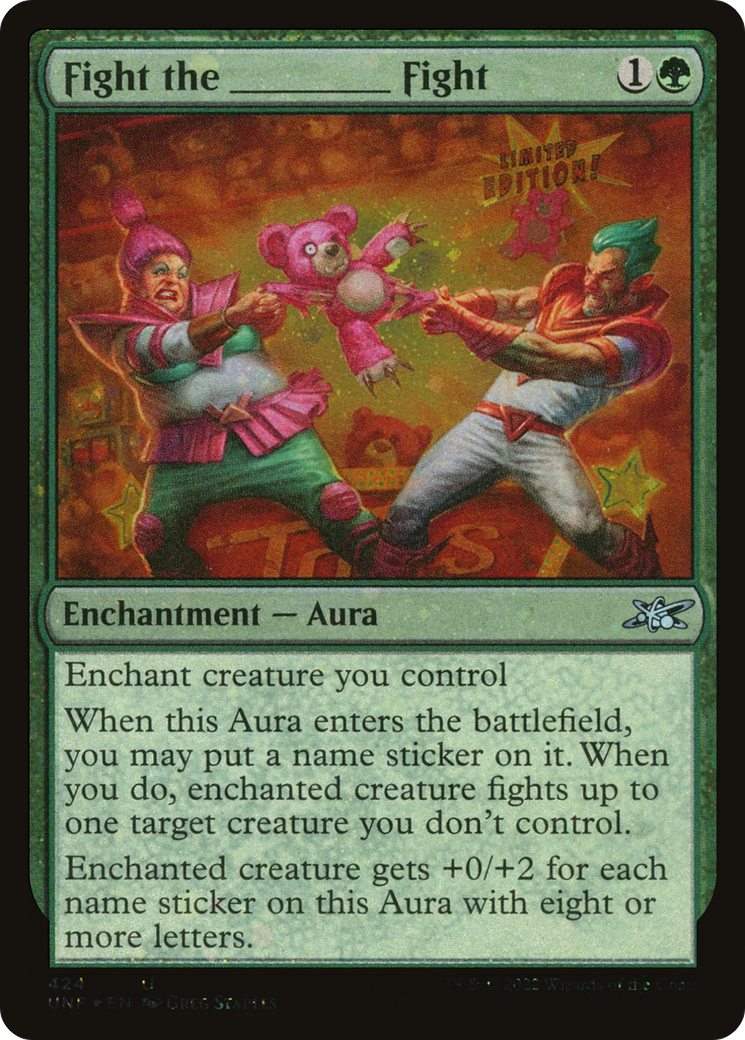 Fight the _____ Fight (424) Foil - Unfinity