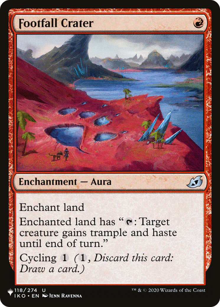 Footfall Crater (IKO-118) - The List