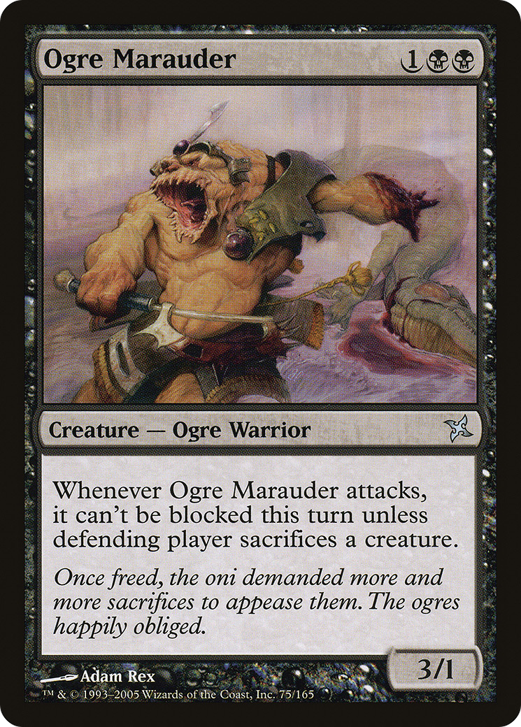 Ogre Marauder (075) Foil - Betrayers of Kamigawa