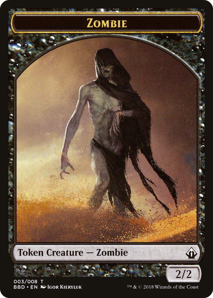 Zombie Token (003) - Battlebond Tokens