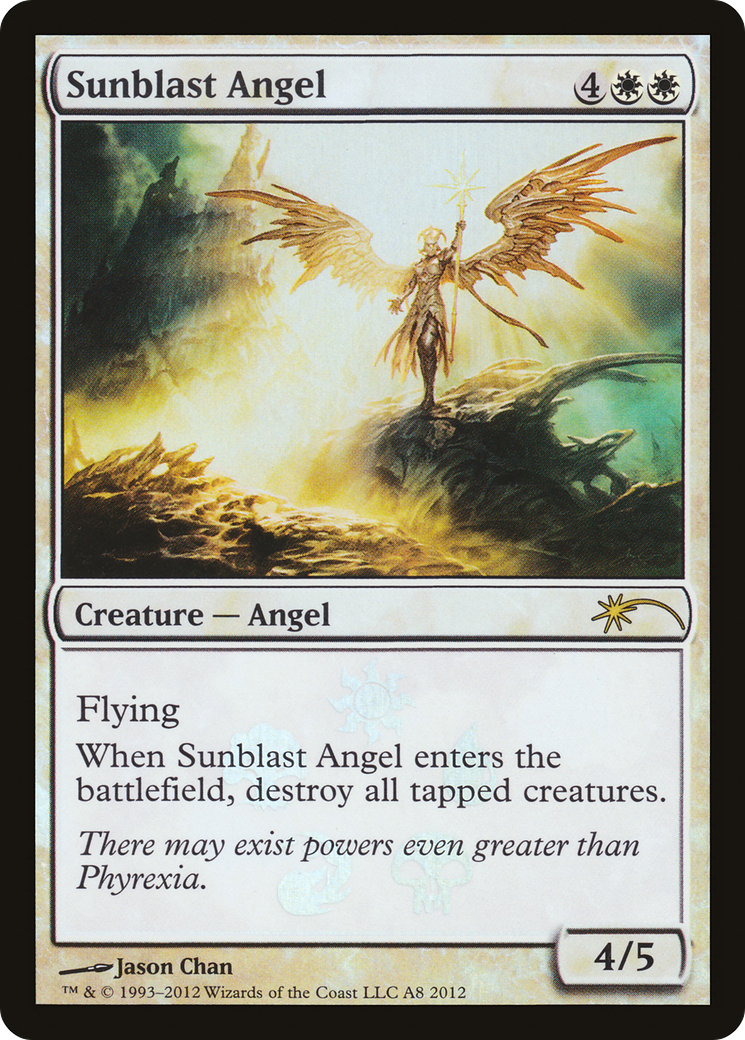 Sunblast Angel (0A8) Foil - Scars of Mirrodin Promos