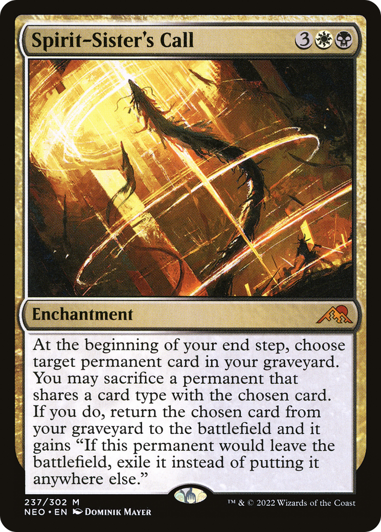 Spirit-Sister's Call (237) Foil - Kamigawa: Neon Dynasty