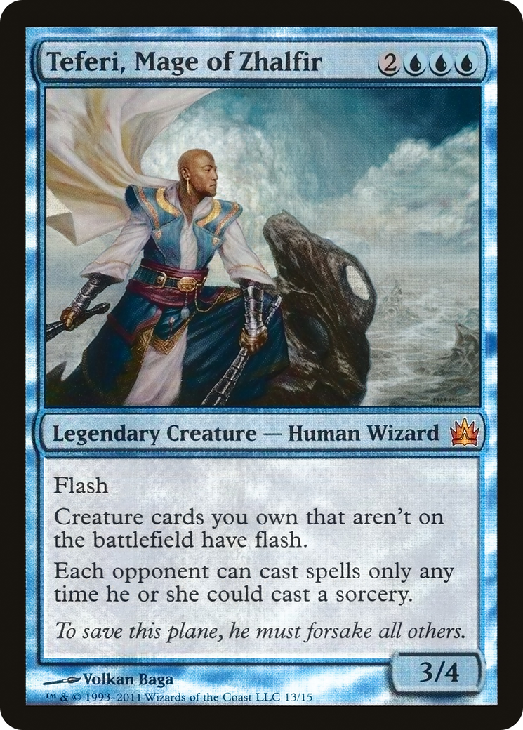 Teferi, Mage of Zhalfir (013) Foil - From the Vault: Legends