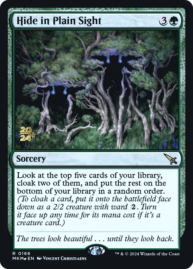 Hide in Plain Sight (166) Foil - Murders at Karlov Manor Promos
