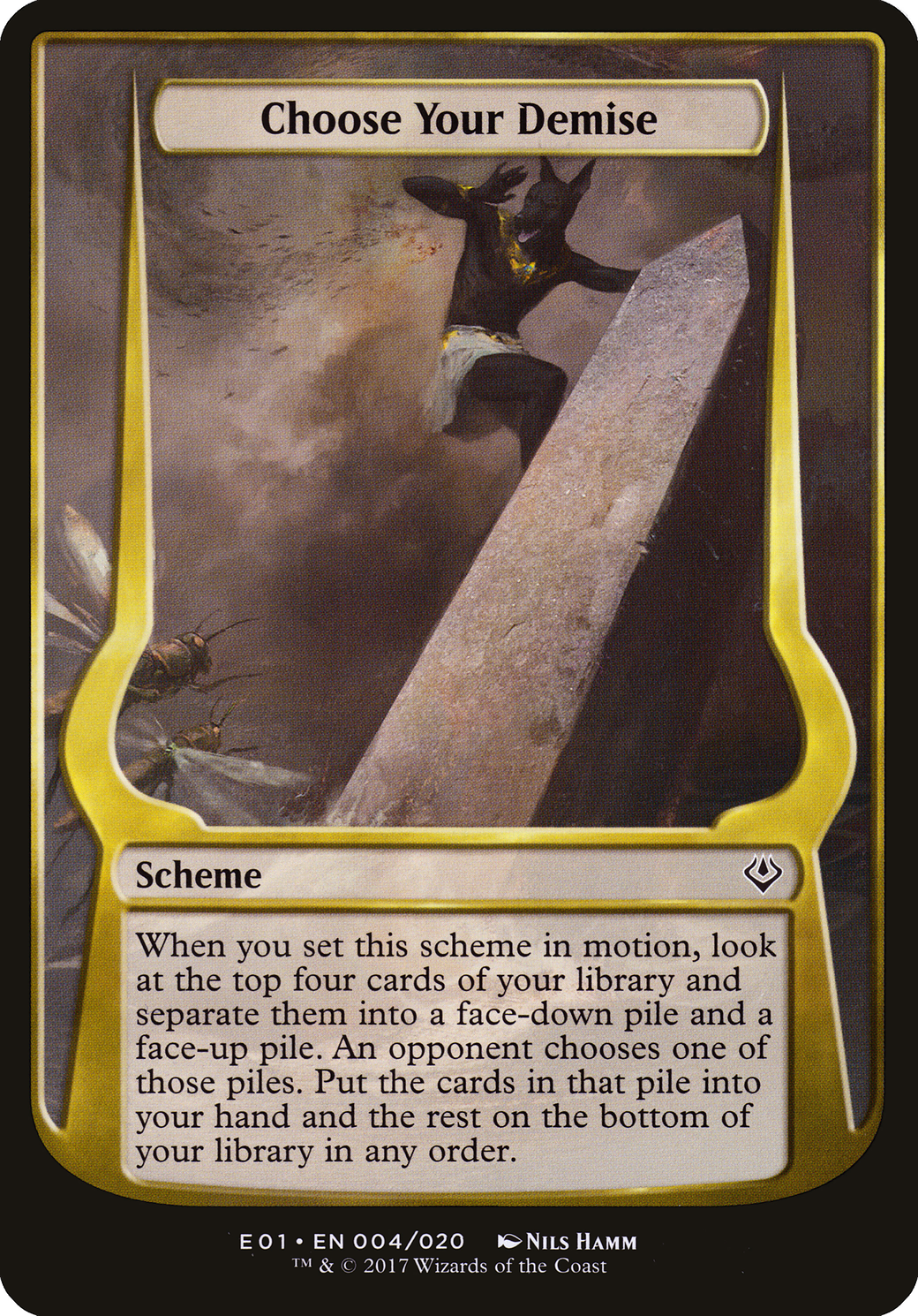 Choose Your Demise (Archenemy: Nicol Bolas) (004) - Archenemy: Nicol Bolas Schemes