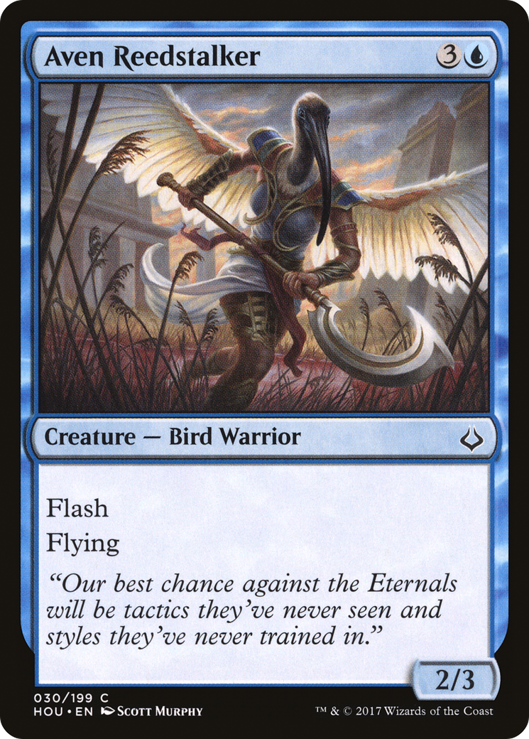 Aven Reedstalker (030) Foil - Hour of Devastation