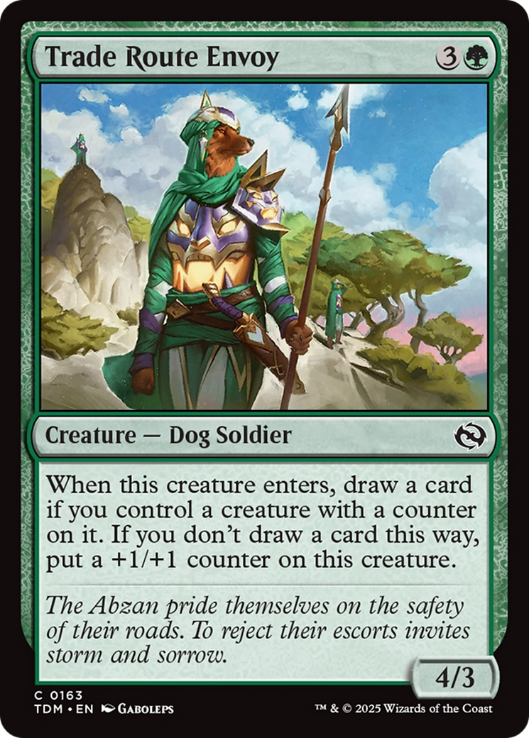 Trade Route Envoy (163) Foil - Tarkir: Dragonstorm