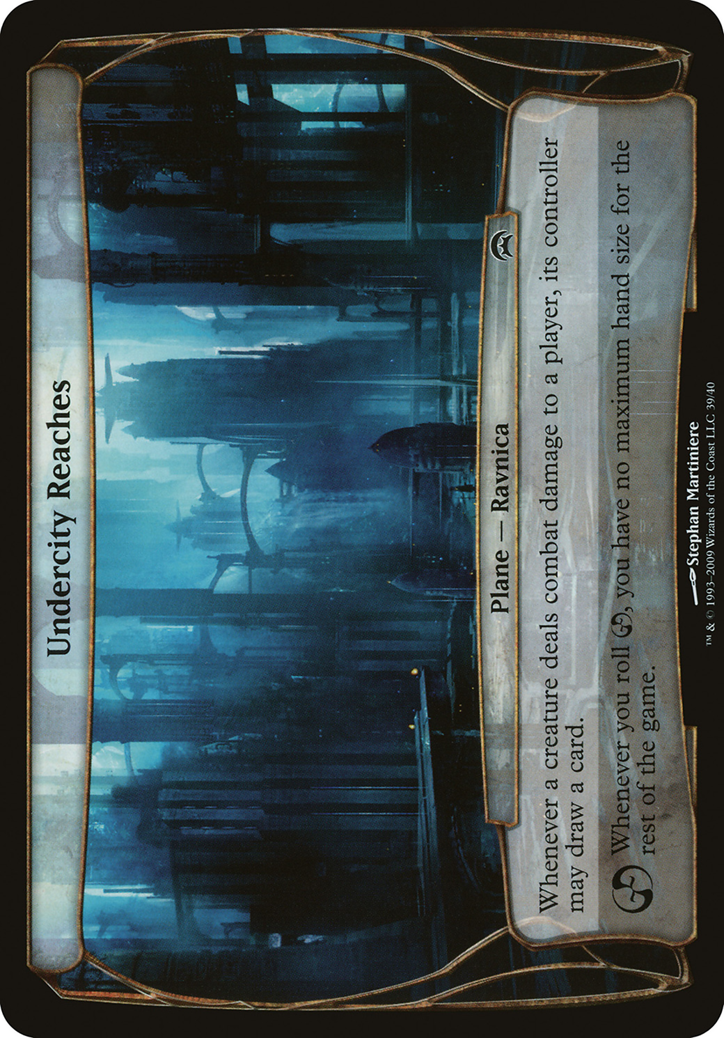 Undercity Reaches (039) - Planechase Planes