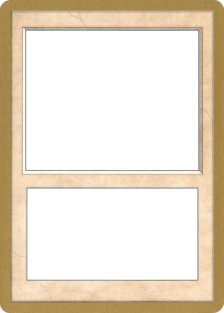 Blank Card (000) - World Championship Decks 2002