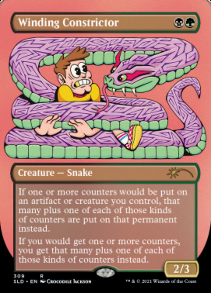 Winding Constrictor (309) Foil - Secret Lair Drop Series