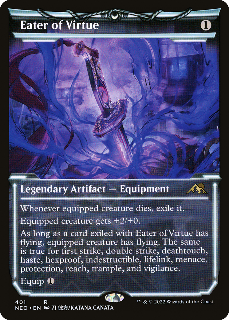 Eater of Virtue (Showcase) (401) - Kamigawa: Neon Dynasty