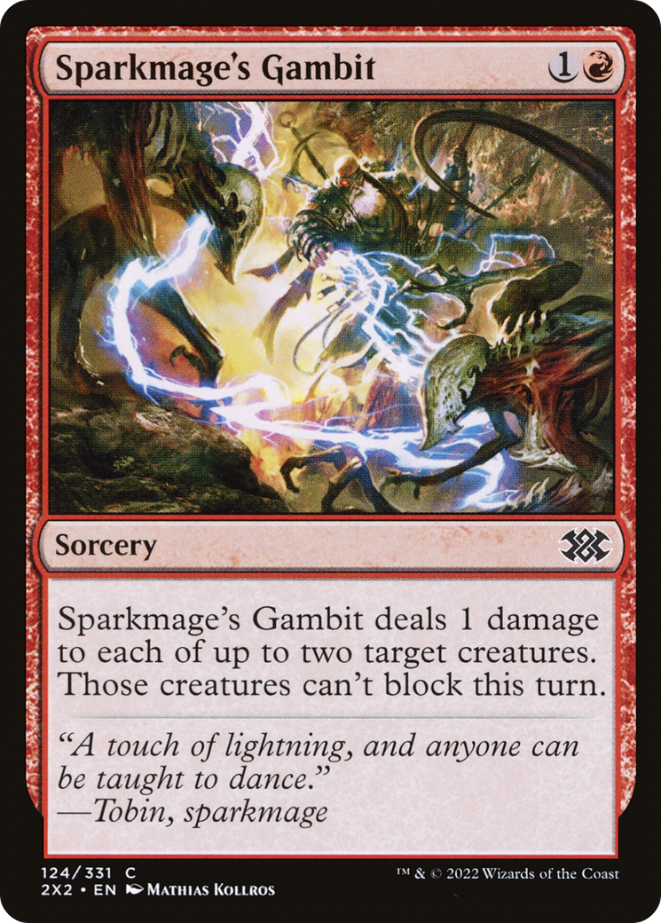 Sparkmage's Gambit (124) Foil - Double Masters 2022