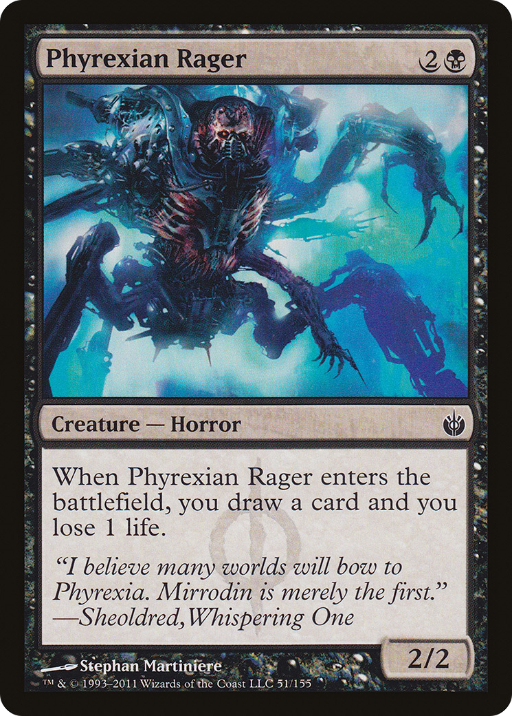 Phyrexian Rager (051) - Mirrodin Besieged