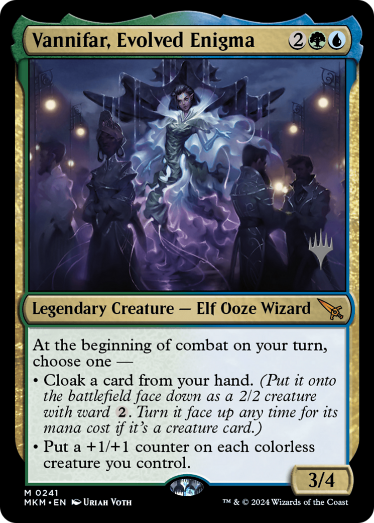 Vannifar, Evolved Enigma (241) Foil - Murders at Karlov Manor Promos