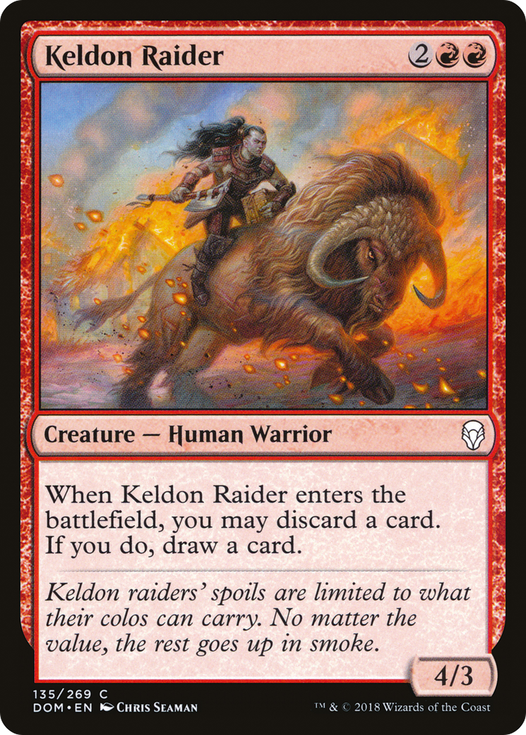 Keldon Raider (135) Foil - Dominaria