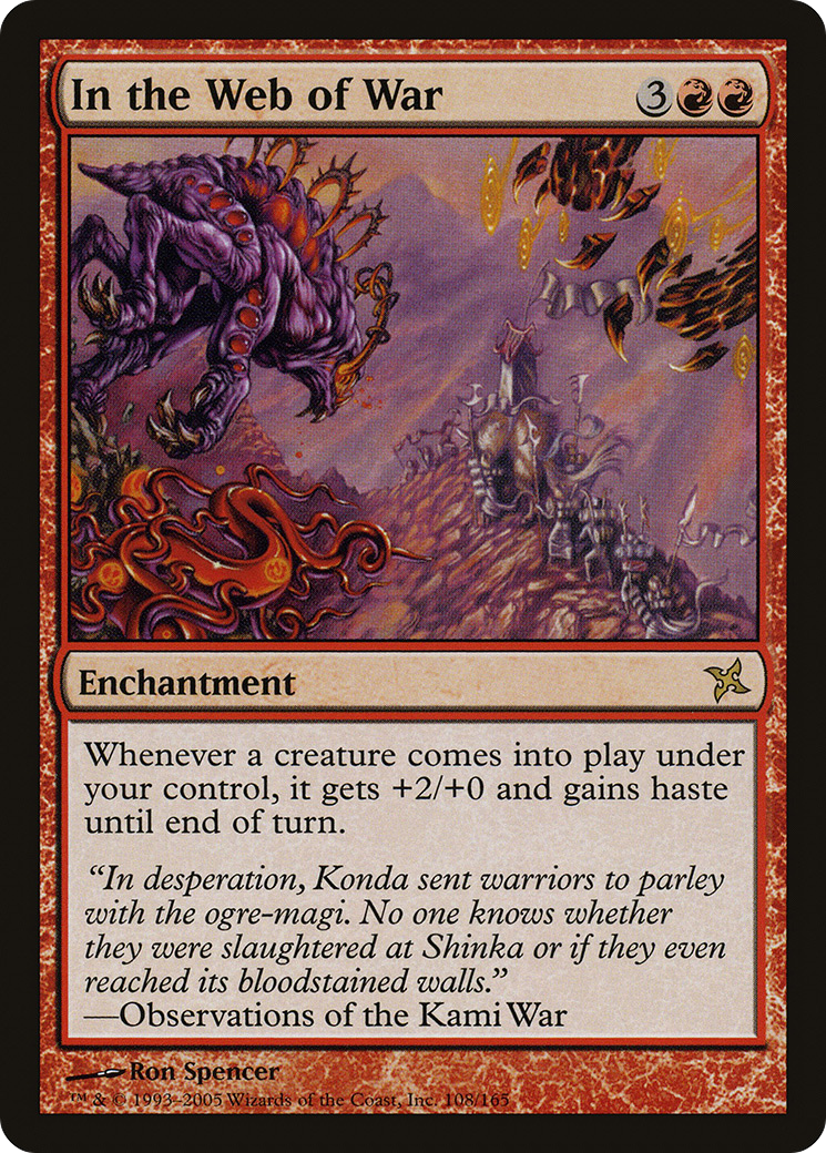 In the Web of War (108) Foil - Betrayers of Kamigawa